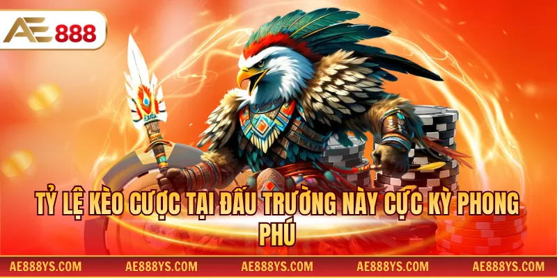 Tỷ lệ kèo cược tại đấu trường này cực kỳ phong phú